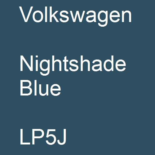 Volkswagen, Nightshade Blue, LP5J.